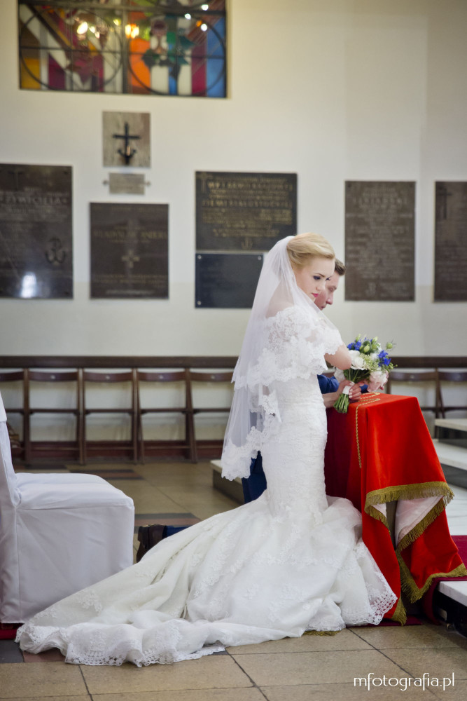 zdjęcie Panny Młodej Podcza ślubu